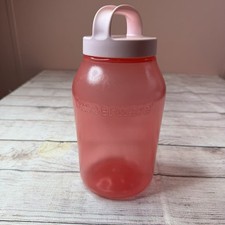 Usado, Tupperware XL frasco universal 3L 12 xícaras jarro viagem armazenamento de alimentos rosa comprar usado  Enviando para Brazil