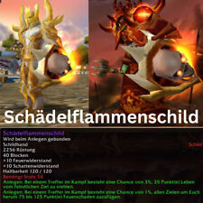 ⚡️ Schädelflammenschild ⚡️ PVP ⚡️ WoW Classic Era ⚡️ Golemagg Noggenfogger ⚡️, usado comprar usado  Enviando para Brazil