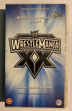Wwe wrestlemania vhs for sale  NOTTINGHAM