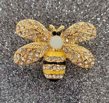 Diamante bee button for sale  BEDFORD