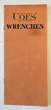 1907 coes wrench for sale  Northborough