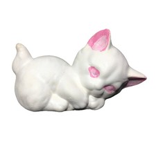White ceramic kitten for sale  Billerica