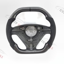 Volante de fibra de carbono personalizado para Volvo S60 S80 2005-09 preto Alcantara, usado comprar usado  Enviando para Brazil