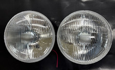 Jeep CJ-5 CJ-6 CJ-7 Willys Umrüst Scheinwerfer US EU 2x H4 Glas/Metall comprar usado  Enviando para Brazil