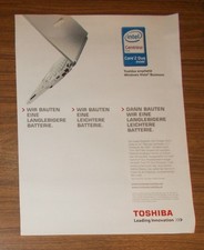 Seltene Werbung TOSHIBA PORTEGE R500 Notebook Portable Computer 2007 comprar usado  Enviando para Brazil