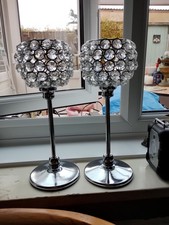 Pair metal crystal for sale  REDRUTH