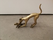 Sculpture bronze félin d'occasion  France
