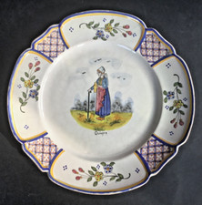 Assiette faïence quimper d'occasion  Véron