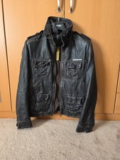 Superdry brad leather for sale  BOLTON