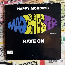 Happy mondays signed for sale  HOUGHTON LE SPRING