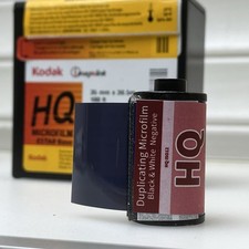 【4 rolos】Kodak HQ microfilme duplicado preto e branco 35mm, filme ISO 12 comprar usado  Enviando para Brazil