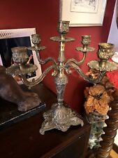 Candelabro ottone candele usato  Italia