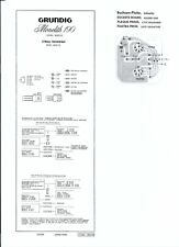Grundig service schaltplan gebraucht kaufen  Salzgitter
