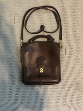 Vintage leather coach for sale  Alexandria