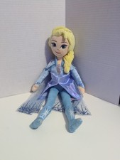 Boneca Disney TY Sparkle Frozen Elsa 16" bolsa de feijão de pelúcia boneca brinquedo princesa gorro comprar usado  Enviando para Brazil