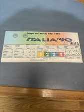Cup ticket italia for sale  GALASHIELS