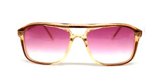 occhiali da sole uomo vintage anni 80 marrone lente rosa doppio ponte plastica comprar usado  Enviando para Brazil
