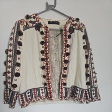 Zara embroidered embellished for sale  MACCLESFIELD
