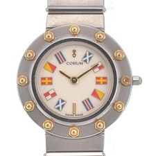 com papel CORUM Clipper Club 47.435.39V96 SS/K18 relógio de quartzo feminino H#139005 comprar usado  Enviando para Brazil