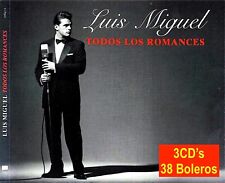 Luis Miguel: Todos Los Romances 1991-1997  (38 Boleros) 3CD-Used Like New $29.99 comprar usado  Enviando para Brazil