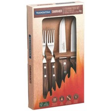 Kit Garfo e Faca para Bife/Churrasco Tramontina 4 peças comprar usado  Enviando para Brazil