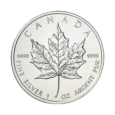 Maple leaf silbermünze gebraucht kaufen  Plochingen