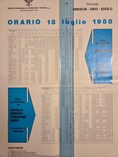 Orario ferroviario usato  Bergamo