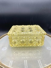 Caixa de bugigangas vintage canário vidro amarelo 5” muito boa qualidade  comprar usado  Enviando para Brazil