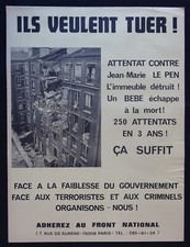 Affiche front national d'occasion  Nantes-