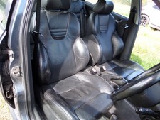 Black leather recaro for sale  STOKE-ON-TRENT