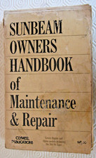 Sunbeam owners handbook for sale  ARUNDEL