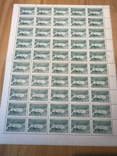 Briefmarkenbogen 50x Chile 1974 Rapel Hydroelectric Plant 47+3 Escudos comprar usado  Enviando para Brazil