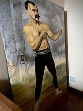 Boxer oil painting d'occasion  Expédié en Belgium