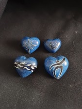 Soapstone hearts 4 for sale  DURHAM