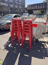 Tolix red industrial for sale  LONDON