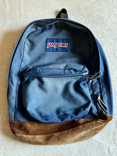 Jansport blu pelle usato  Italia