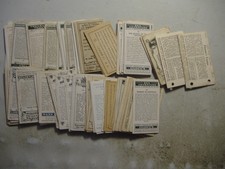 Trade cards selection for sale  BRISTOL