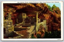 Cartão postal vintage Colorado Mesa Verde National Park Balcony House CO, usado comprar usado  Enviando para Brazil