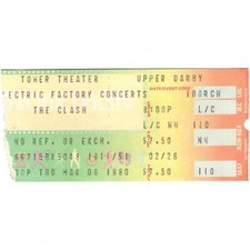 Clash concert ticket for sale  Savage