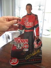#99 CARL EDWARDS NASCAR PILOTO DE CORRIDA COCA COLA PAPELÃO CAVALETE STAND UP PLACA 2006 comprar usado  Enviando para Brazil
