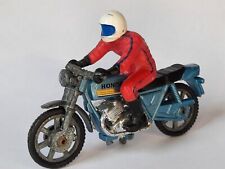 MIRA blue Honda CBR 1000 w/pilot 1/64 Made in Spain vintage motorcycle moto bike, usado comprar usado  Enviando para Brazil