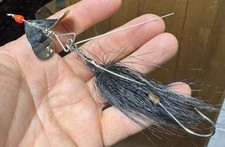 Isca de pesca vintage Floyd's Buzzer Blue Fox EUA grande almíscar isca giratória preta comprar usado  Enviando para Brazil