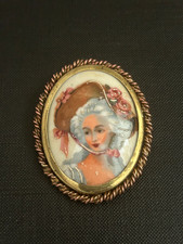 Broche antique portrait d'occasion  Nancy-