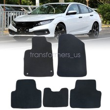 Tapetes de assoalho dianteiros traseiros preto para 2016 2017 2018 2019 2020 2021 Honda Civic comprar usado  Enviando para Brazil