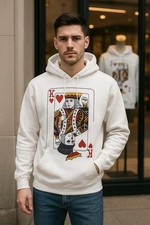 Felpa king poker usato  Busto Arsizio