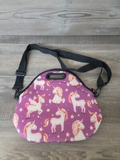 Lancheira para meninas, sacola de neoprene isolada com alça destacável, usado comprar usado  Enviando para Brazil