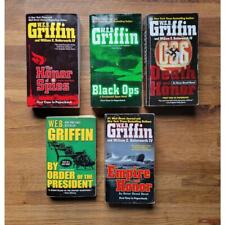 Lot of 5 W.E.B. Griffin Novels Paperback Military War Spies segunda mano  Embacar hacia Mexico