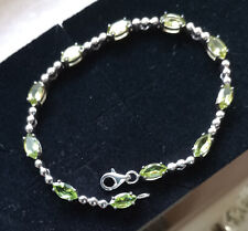 Peridot silberarmband 19 gebraucht kaufen  Haldensleben-Umland