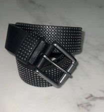 Black studded leather for sale  LONDON