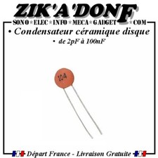 Condensateur céramique disque d'occasion  Iwuy